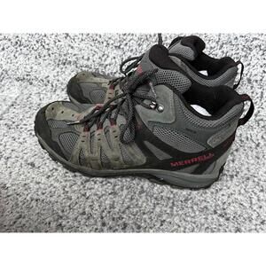 Merrell Accentor 3 Mid J135465 Men's US 10 Gray Waterproof Hiking Boots *Flaw*